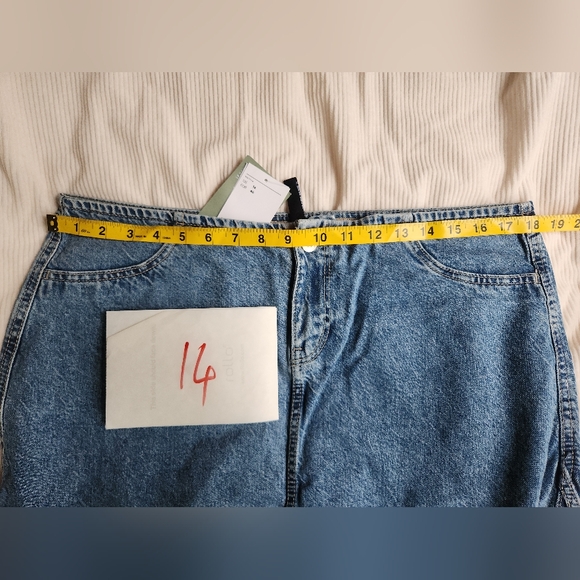 H&m denim maxi skirts light blue  BNWT - Picture 14 of 16